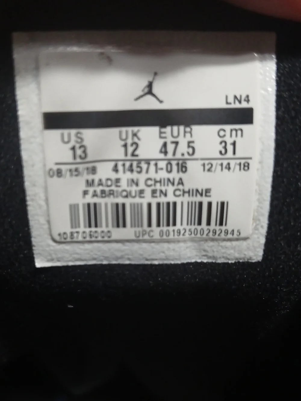 Air Jordan 13 Retro 'Atmosphere Grey' ,Mens Size-13 ,100%AUTHENTIC!